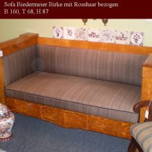 Sofa Biedermeier Birke 